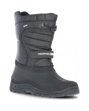 Trespass Gender Inclusive Dodo Pull On Winter Snow Boots - Gray