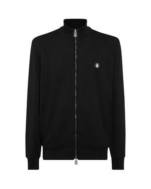 Billionaire Full-Zip Tracksuit Jacket - Black