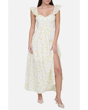 Blu Pepper Floral Sundress - White