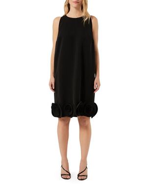 Marina Rinaldi Sleeveless Minidress - Black