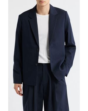 KROST Notch Lapel Blazer - Blue