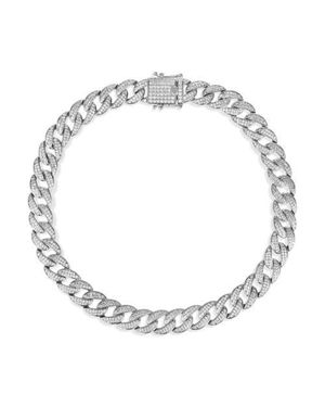 Anna Zuckerman 12Mm Super Cuban Link Necklace - Metallic