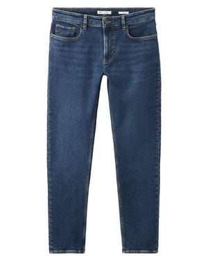 Mango Jan Slim Fit Jeans - Blue