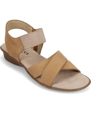 Sesto Meucci Euna Wedge Sandal - Metallic