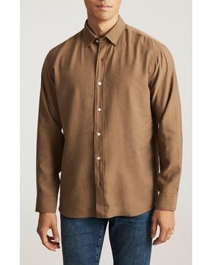 Mavi Button-Up Shirt - Brown