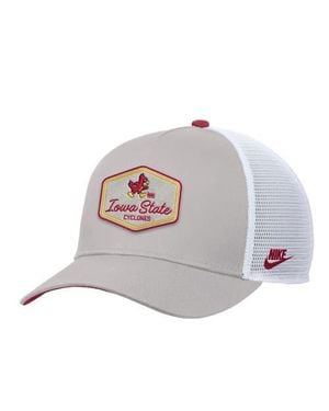 Nike Iowa State Cyclones Rise Vintage Adjustable Trucker Hat - Gray