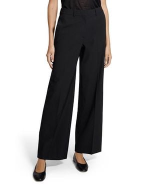 Theory Stretch Wool Pants - Black