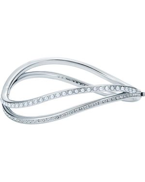 Ted Baker Wavie Faux Pearl & Crystal Hinged Bangle - Blue
