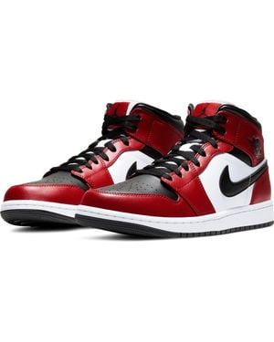 Nike Air 1 Mid Basketball Sneaker - Red