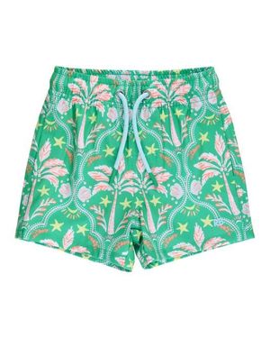 RuggedButts Upf50+ Sun Protected Stretch Swim Trunks - Green