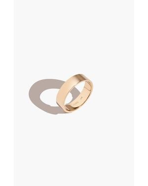 AUrate New York Modern Cigar Band Ring - White