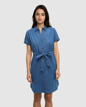 Tentree Tern Dress - Blue