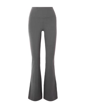 Lezat Vanna Organic Cotton Bootleg Flare Pant - Gray