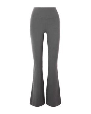 Lezat Vanna Organic Cotton Bootleg Flare Pant - Gray