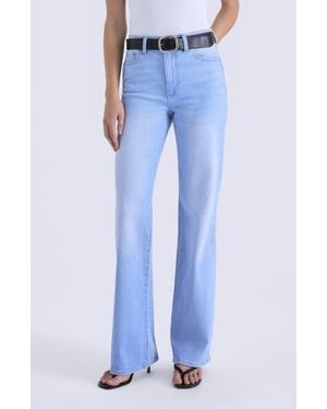 Pistola Evie High Waist Slim Bootcut Jeans - Blue