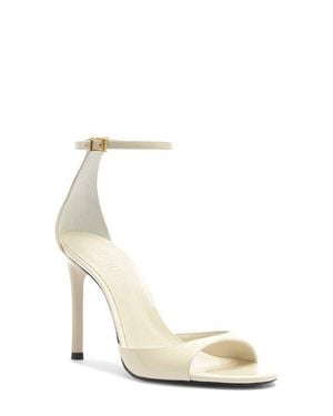 SCHUTZ SHOES Scarlett Ankle Strap Sandal - White