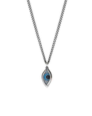 Degs & Sal Evil Eye Pendant Necklace - Metallic