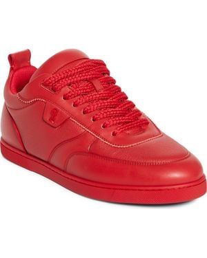 Christian Louboutin Sk Vi Low Top Sneaker - Red