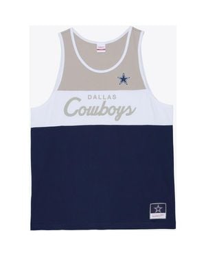 Mitchell & Ness Dallas Cowboys Head Coach Tank Top - Blue