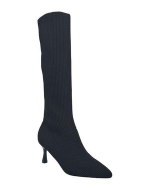 French Connection Stretch Knit Knee High Boot - Blue