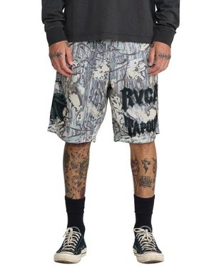 RVCA X Tapout Printed Mesh Shorts - Black