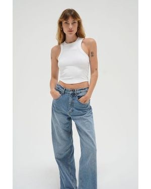 LNA Detra Ribbed Tank - Blue
