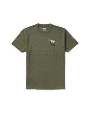 Seager Co. Pointer Cotton Graphic T-Shirt - Green