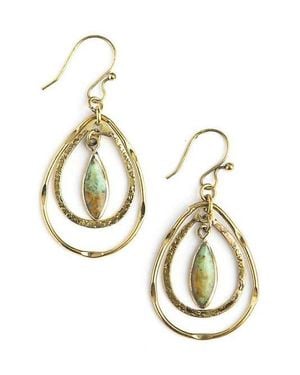 Fair Anita Adela Dangle Earrings - Metallic