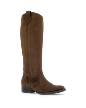 Gabor Virginia Leather Knee High Boot - Black