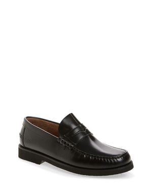 Fluchos Stamford Penny Loafer - Black