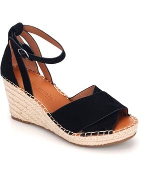 Gentle Souls Charli X Wedge Sandal - Black
