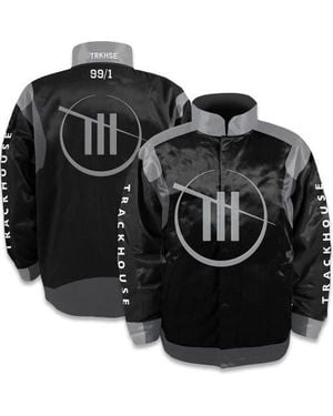 Trackhouse Racing Team Collection Trackhouse Racing Nylon Uniform Full-Snap Jacket - Black