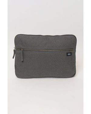 Terra Thread 15.6-Inch Organic Cotton Laptop Sleeve - Gray