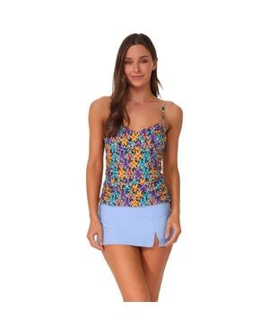Sunsets Simone Tankini Swimsuit Top - Blue