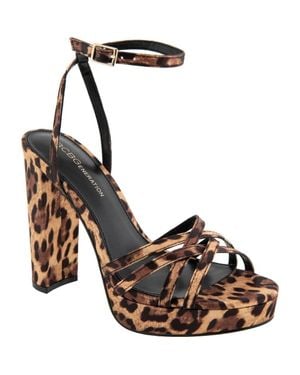 BCBGMAXAZRIA Orisa Ankle Strap Platform Sandal - Black