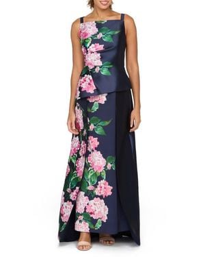 Kay Unger Blaire Walk-Through Gown - Blue