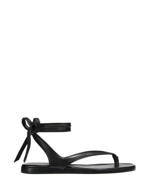 Margaux The Palermo Wrap Sandal - Black