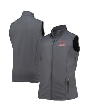 Dunbrooke Tampa Bay Buccaneers Big & Tall Archer Softshell Full-Zip Vest - Gray