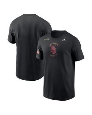 Nike Oklahoma Sooners 2025 Military Appreciation Dri-Fit T-Shirt - Black