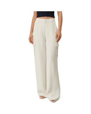 LILYSILK Silk Crepe Cargo Pants - White