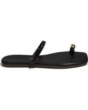 TKEES Colette Toe Loop Sandal - Black