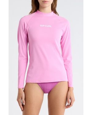 Rip Curl Classic Surf Long Sleeve Rashguard - Pink