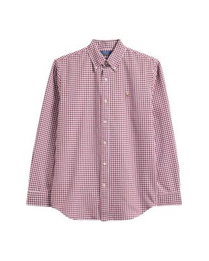 Polo Ralph Lauren Gingham Button-Down Oxford Shirt - Pink