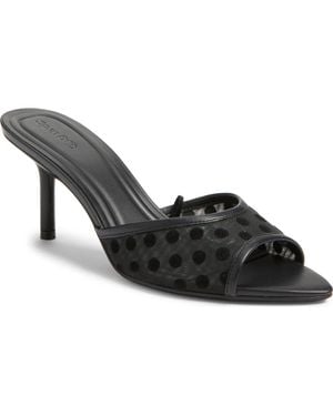 Open Edit Micah Heeled Sandal - Black