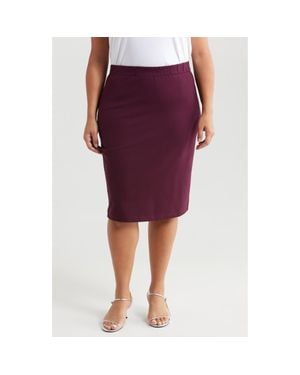 UNIVERSAL STANDARD Danube Stretch Ponte Skirt - Red