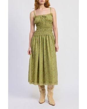 JACQUIE THE LABEL Jenny Midi Dress - Green