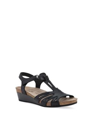 Naot Starlet Wedge Sandal - Black