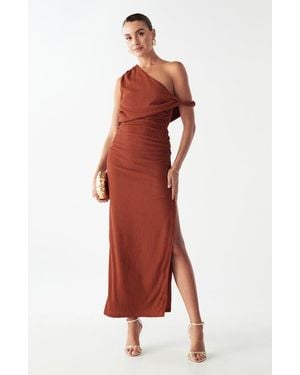 BWLDR Crest Maxi Dress - Red