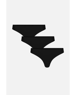 Negative Underwear Base Low Thong - Black