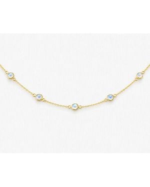 Zuvan June Birthstone Bracelet Moonstone - White